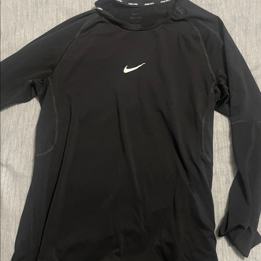 Nike Black Performance Long Sleeve Shirt